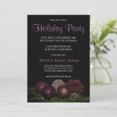 Party Einladung für Feiertage (Stehend Vorderseite)