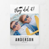 Party Einladung für Foto mit doppeltem Abschluss (Cover)