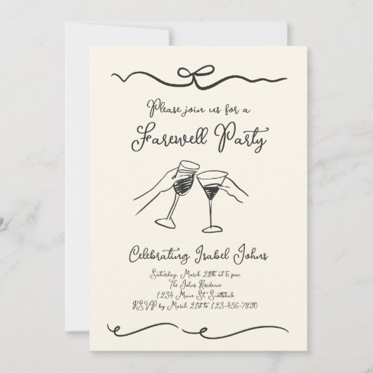 Party Einladung für Frauen oder Männer (Vorderseite)