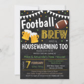 Party Einladung für Fußball und Bierbrauerei (Vorderseite)