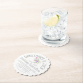 Party Einladung für Hochzeiten Untersetzer (Vor Ort)