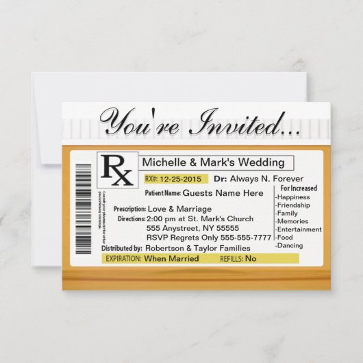 Party Einladung für jedes Ereignis (Vorderseite)