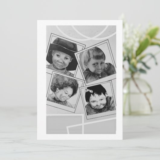 Party Einladung für Kinder (Stehend Vorderseite)