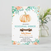 Party Einladung für Kürbis-Probe (Stehend Vorderseite)