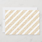 Party Einladung für lila Blumenruhestandszeit (Rückseite)