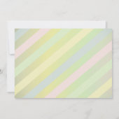 Party Einladung für Mädchen oder junge Babys (Rückseite)