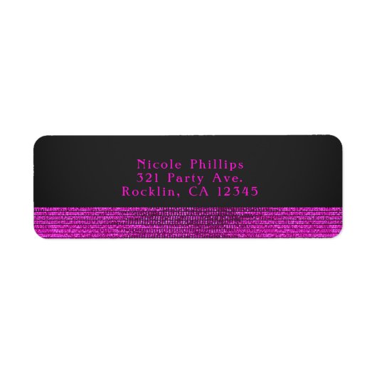 Party Einladung für moderne Glam Sequins (Vorne)
