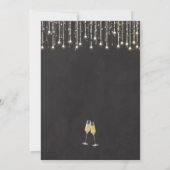 Party Einladung für neue Jahre (Rückseite)