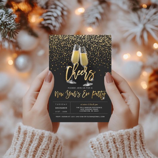 Party Einladung für neue Jahre