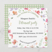 Party Einladung für niedliche und schicke Altersve (Vorne/Hinten)