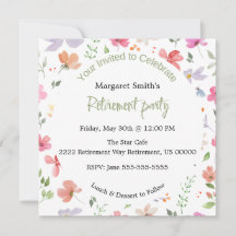 Party Einladung für niedliche und schicke Altersve