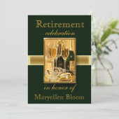 Party Einladung für personalisierte Altersversorgu (Stehend Vorderseite)