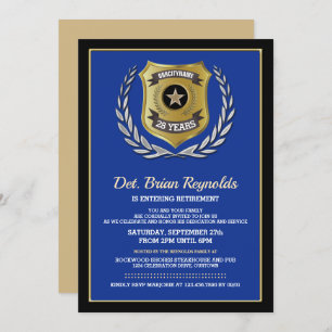 Party Einladung für Polizeibeamte