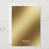 Party Einladung für Polizeibeamte (Rückseite)