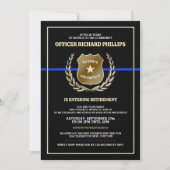 Party Einladung für Polizeibeamte (Vorderseite)