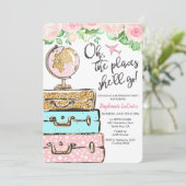 Party Einladung für Reisende (Stehend Vorderseite)