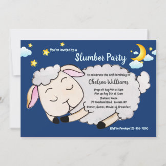 Party Einladung für Schlafschlämme