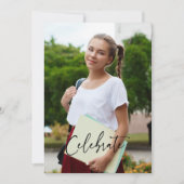 Party Einladung für Schwarz-Weiß-Foto (Vorderseite)