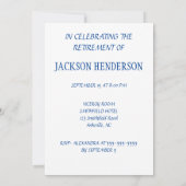 Party Einladung für Segelboote (Rückseite)