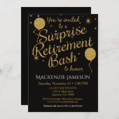 Party Einladung für unvorhergesehene Renten (Vorne/Hinten)