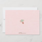 Party Einladung für Vintage Süßwaren Leckereien (Rückseite)