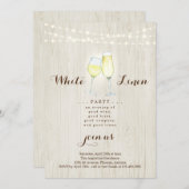 Party Einladung für Weißwäsche (Vorne/Hinten)