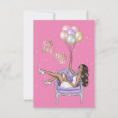 Party Einladung Girly 30. Geburtstag (Vorderseite)