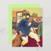 PARTY EINLADUNG GOLFER EZ2 CUSTOMIE (Vorne/Hinten)