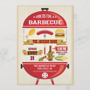 Party Einladung GRILLEN