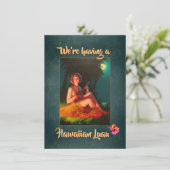 Party Einladung Hawaiian Luau (Stehend Vorderseite)