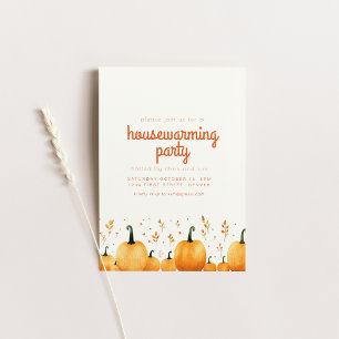Party Einladung Herbst Themed Housewarming