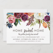 Party Einladung Herbstboho Blooms Housewarming (Vorderseite)