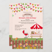 Party Einladung Hinterhof Garden (Vorne/Hinten)