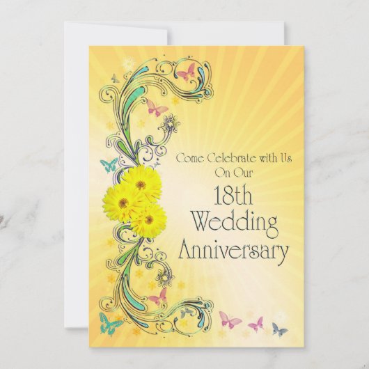 Party Einladung Hochzeit Anniversay (Vorderseite)
