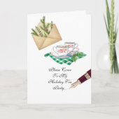 Party Einladung Holiday Tee (Vorderseite)