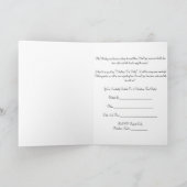 Party Einladung Holiday Tee (Innenseite)