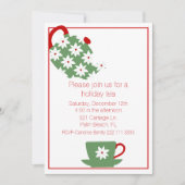 Party Einladung Holiday Tee (Vorderseite)