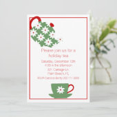 Party Einladung Holiday Tee (Stehend Vorderseite)