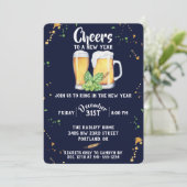 Party Einladung im Pub-Stil (Stehend Vorderseite)