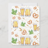 Party Einladung im Pub-Stil (Rückseite)