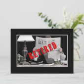 PARTY EINLADUNG IM RENTENVERKEHR - IDEALE GESCHÄFT (Stehend Vorderseite)