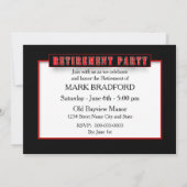 PARTY EINLADUNG IM RENTENVERKEHR - IDEALE GESCHÄFT (Rückseite)