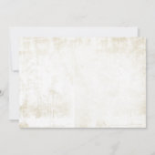 Party Einladung im Western (Rückseite)