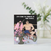 PARTY EINLADUNG in Handtuch (Stehend Vorderseite)