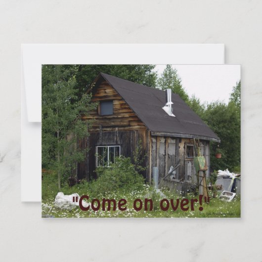 Party Einladung-Karte der Erwärmung Einladung (Vorderseite)