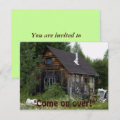 Party Einladung-Karte der Erwärmung Einladung (Vorne/Hinten)