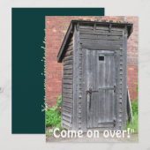 Party Einladung-Karte der Erwärmung Einladung (Vorne/Hinten)