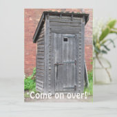 Party Einladung-Karte der Erwärmung Einladung (Stehend Vorderseite)