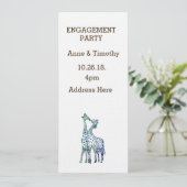 Party Einladung-Karte Esplanade Zeichn Einladung (Stehend Vorderseite)