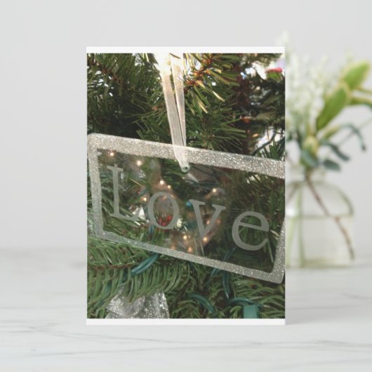 PARTY EINLADUNG "LIEBE" (Stehend Vorderseite)